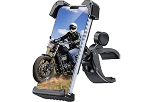 Ktryman Support Téléphone Vélo, Support Téléphone Moto - 360° Rotation Porte Telephone Velo [1S Verrouillage] pour iPhone 16/15/14/13/12/11 Pro Max, XS, XR, Smartphones 4.7-7”