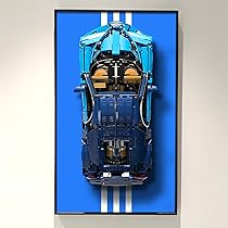 Bodamaike lichtgevende wandplaat voor Lego Technic McLaren P1 1:8 42172, compatibel met P1 McLaren, cadeau-ideeën voor Lego-voertuig-wandhouder liefhebbers, alleen wandplaat