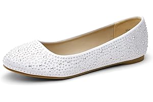 DREAM PAIRS Women's Casual Pointed Toe Ballet Pumps Slip On Ballerina Flats Shoes