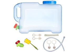Sparkstarses 5-22L bidon Eau avec Robinet, jerrican Alimentaire de Camping, réservoir d'eau en Plastique pour Cuisine, Camping-Car, Van, Camion, Camping, école, hôpital, extérieur