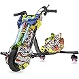 Tygatec 3-Wheel Drifter with LED Lights and Bluetooth for Kids Ages 6+Years, Front Disc Brakes, 15 km/h Top Speed, 3-Hour Charge, 75 kg Weight Capacity
