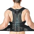 kossto Back Brace Posture Corrector Belt For Lower And Upper Back Pain Relief with Mesh fabric for Man & Woman Large Universal SIZE(Waist38-44)