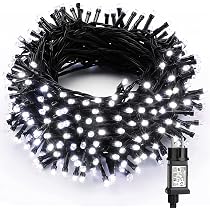 Catena Luminosa Esterno 20M 200 LED - 8 Modalità, Timer, Impermeabile, Per Albero Di Natale E Giardino