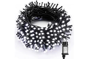 BrizLabs Luci Natale Esterno, 30M 300 LED Albero di Natale Catena di Luci 8 Modalità Natale Decorazioni Catena Luminosa Impermeabile LED Fata Stringa Luci per Natale Giardino Eventi (Bianco Freddo)