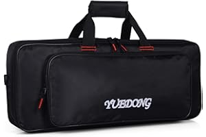 GEBIBB Tastaturtasche mit 37 Tasten für Roland JD-Xi oder Korg MicroKorg, Midi-Tastaturtasche, 59,9 x 26,7 x 9,9 cm