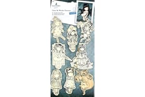 DOCRAFTS Santoro Gorjuss Figurine en Bois Naturel Taille Unique