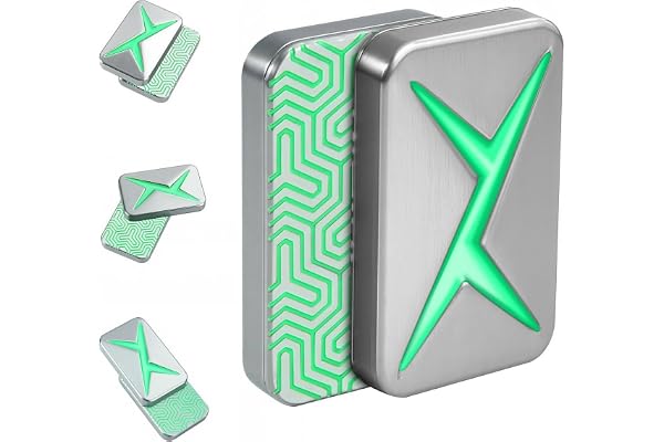 OBEST Fidget Slider EDC Toys Jouet de décompression Anti-anxiété pour Adultes pour autisme et TDHD Cadeaux pour Adolescents (veilleuse)