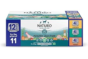 Naturo Adult Dog Tray GRAIN-FREE Variety 400g 12pk