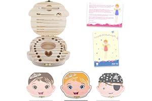 ‎ZWEN ZWEN MILCHZAHNBOX 3.0 (Prinzessin & Pirat farbig) + süßer Zahnfeebrief I GRATIS E-Book I Milchzahndose für Mädchen & Jungen (Prinzessin)