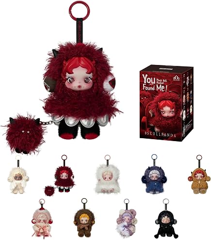 POP MART SKULLPANDA You Found Me! Series Plush Doll Pendant Blind