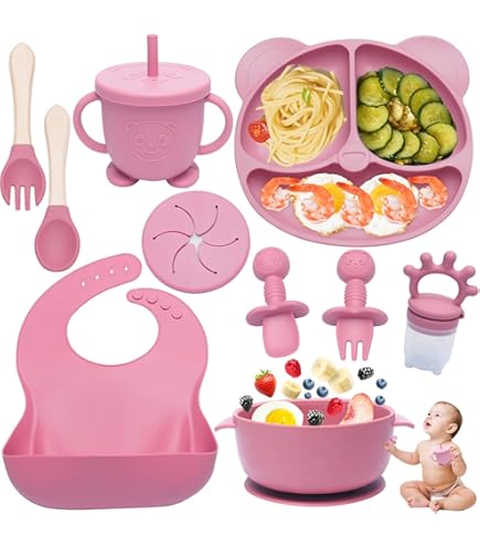 BUABI Stoviglie In Bambù E Silicone (CONIGLIO). Set 3 | FindTheDeal