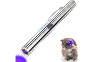MAVDECLL Luce nera UV 365 nm, lampada portatile a legno, torcia ricaricabile tramite USB, rilevatore di tigna del gatto per rilevare muffe, funghi, macchie fluorescenti, urina di animali domestici, ecc.