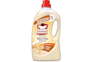 Detergente lavadora líquido Omino Bianco jabón de Marsella 54 lavados