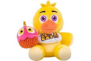 Five Nights At Freddy's Classic Chica Plush - 8-Inch Stuffie with Soft Material and Glow-In-The-Dark Eyes