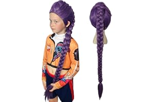 Linfairy Peluca larga y recta para disfraz de Halloween fiesta cosplay anime unisex (Verde, Small)