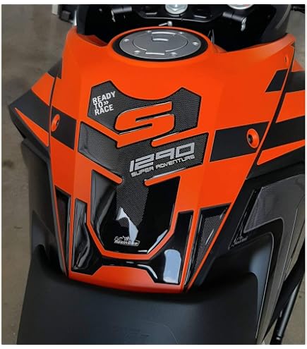 Adesivi gel 3D protezioni laterali carter moto compatibili KTM 1290 super duke