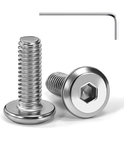 In Stock DIN912 Ss304 M8 Stainless Steel Hexagon Hex Socket Screw Bolt Allen Bol - Foto 3