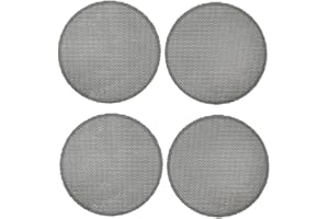 SZAERFA 4 Pieces Mesh Dust Filter for Console Face Plate Cooling Vents for PS5,11cm Round Pvc Ventilation Filter,Game Console Exterior Cover Spare Part