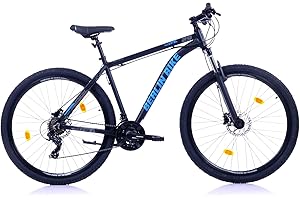 BERLIN BIKE VTT MTB1 - avec kit Shimano Complet - 21 Vitesses Shimano FD-TZ500/RD-TY300D, Freins à Disque hydrauliques Dacron