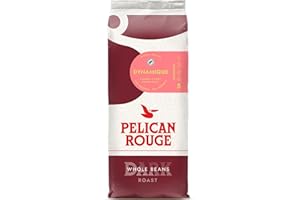 Pelican Rouge DYNAMIQUE Whole Dark Roasted Coffee Beans | 75 percent Arabica | Rainforest Alliance Certified | New 2023 blend | 1kg bag | Fully-recyclable packaging