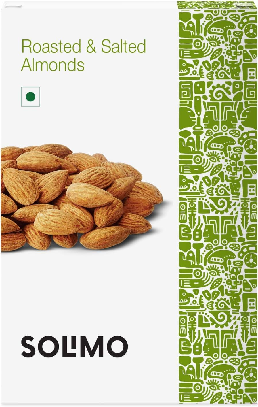 Amazon Brand - Solimo Premium Roasted California Almonds | Dry Fruit Snack | 250g