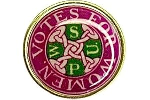 (PORTRAYER PUBLISHERS, 2013) Votes for Women Suffragette Chains - Modern Replica Suffragette Badge / Brooch: WSPU