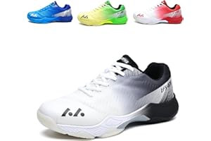 BLBK Badmintonschuhe, Squashschuhe, Hallenschuhe für Verschiedene Bodenbeläge, bequemer und Fester Griff/Unisex-Volleyballschuhe
