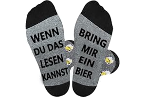 Zemolo Lustige Socken Geschenk für Männer und Frauen WENN DU DAS LESEN KANNST Socken Witzige Socken Vatertagsgeschenk Weihnachtssocken Ostergeschenke Erwachsene