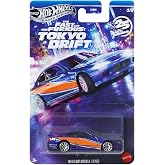 Hot Wheels Hızlı ve &Ouml;fkeli Tokyo Drift Araba Nissan Silvia S15 Modeli D&ouml;k&uuml;m &Ouml;l&ccedil;eği 1:64 Uzunluk 7 cm JKX06