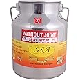 SHIV SHAKTI ARTS® Jointless Stainless Steel Container Milk Can with Lid and handle (2.5 litre) Ghee Container | Ghee Pot | Oil Can | Milk Pot | Steel Dabba | Steel Containers | Milk Box |