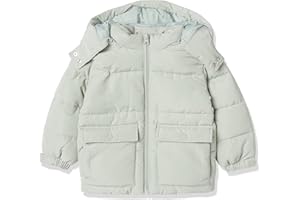 Amazon Essentials Chaqueta Acolchada de Manga Larga de poliéster Reciclado (Anteriormente Amazon Aware) Unisex Niño