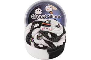 OKAYBEE Spirito nero e bianco burro Slime, melma per bambini, regalo di compleanno, regalo di hallowmas, giocattolo per ragazze e ragazzi di età compresa tra 8 e 12 anni