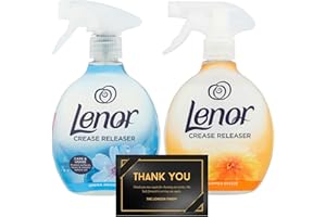 THE LONDON FINERY Crease Release Spray - Summer Breeze Scent & Spring Awakening - 2 Pack - 500ml Each