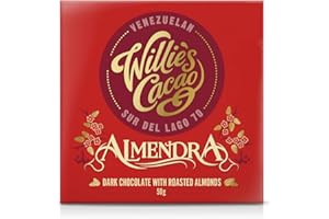 Willie's Cacao Willie's Cacao Almendra Dark Chocolate with Roasted Almonds 50 g