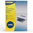 Binding Bazaar A4 Laminating Pouches, Gloss Finish, 150 Micron, 100 Laminating Sheets - Laminating Pouches to Enhance Your Words and Colours - Compatible with All Laminating Machines