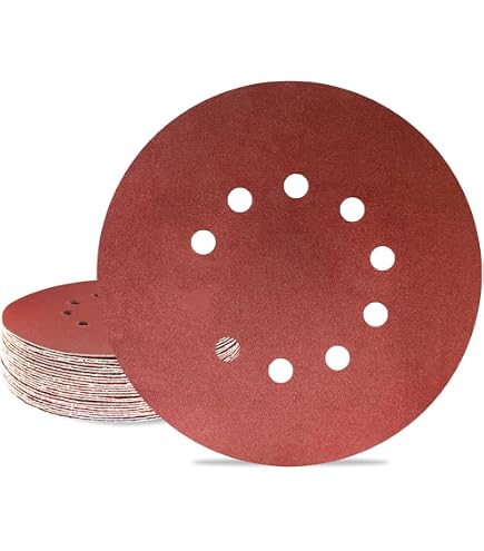 20 Dischi Carta Vetrata Abrasiva, 150 Mm, A 6 Fori,grana 120, Per Levigatrice Rotorbitale - 2