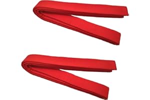 Niuhong 2 Pcs 260cm Ceinture Judo Karaté Sport d'arts Martiaux Ceintures Taekwondo Professionnel Karaté Aïkido Tissu Épais Ceinture Blanche Enfants Adultes Ceinture d'arts Martiaux Kofun