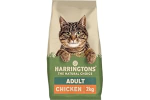 Harringtons Complete Dry Adult Cat Food Chicken 2kg (Pack of 4) - Tasty Natural Goodness