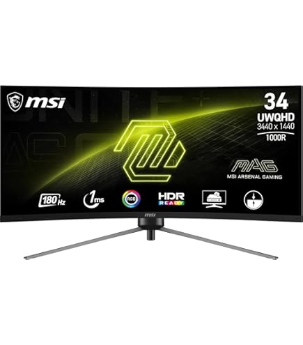 MSI Optix MAG342CQRV - Monitor Gaming Curvo de 34