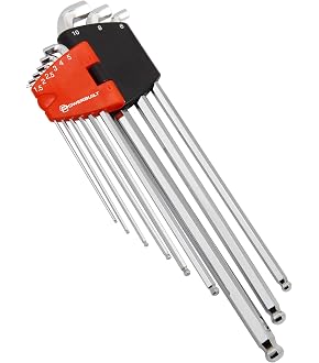 Powerbuilt 8-teiliges Sechskant-Bit-Steckschlüssel-Set – Für Beschädigte Schrauben, 3–10 Mm