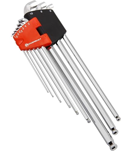 Bondhus Winkelschlüssel-Set Sechskant HLX7M, 7-teilig Metrisch (1,5–6 Mm) – Lange Ausführung, Made In USA