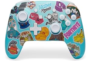 Manette sans Fil améliorée PowerA pour Nintendo Switch, modèle OLED et Switch Lite, Accessoire de Jeu, Manette de Jeu, Manette Gaming, Manette Bluetooth, sous Licence Officielle
