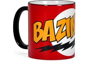 Elbenwald Big Bang Theory filiżanka motyw Bznga kubek do kawy 320 ml ceramika czerwona