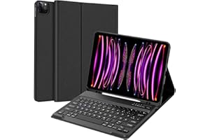 ‎SENGBIRCH SENGBIRCH iPad Pro 12.9 hülle mit Tastatur - Tastatur Hülle für iPad Pro 12.9 Zoll 6/5/4/3 Generation,Soft TPU und Leder hülle mit Pencil Halter, Magnetisch abnehmbar mit Deutsches QWERTZ Layout,SZ