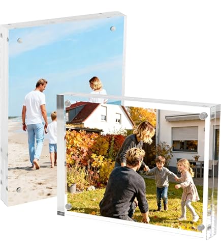 Fotolijst, 10 x 15 cm, set van 2, acryl magnetische Fotolijst, 10 x 15 cm, set van 2, acryl magnetische