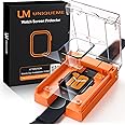 UniqueMe Tempered Glass Screen Protector for Apple Watch SE/6/5/4 40 mm Full Screen 7H - [Secure Hold] Most Durable & 3D Full Coverage - Bubble-Free, Scratch Protection and Clarity for Your Apple