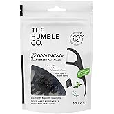 The Humble Co. Coal and Mint Toothpick 50 Pieces 1 Pack
