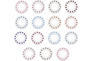 BEIIEB 15-teiliges Haar-Bedazzler-Zubehör, Make-up-Spielzeug für Kinder, 225 Haar-Bling-Edelsteine, Nachfüllpackung, geflochtenes Haar, Haarschmuck-Aufkleber, DIY-Styling-Werkzeuge.