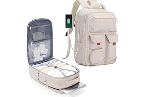 SZLX Large Travel Backpack Women,Carry On Backpack for easyjet Cabin Bag 45x36x20 Rucksack Underseat Ryanair Cabin Bags 40x20x25 Underseat Carry-On Luggage Travel Backpack Cabin Size with USB Charging Port