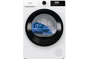 Gorenje DHNE83 Trockner/Kondensation mit Wärmepumpe / 8KG / 15 Programme/TwinAir/Feuchtesensor/Zeitverzögerung/Lieblingsprogramme/LED Display/EEK: C